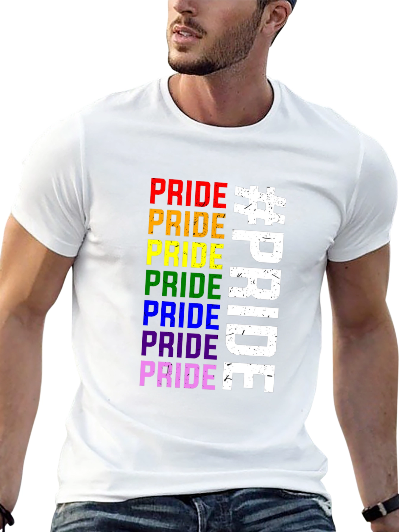 Pride Rainbow Graphic T-Shirt