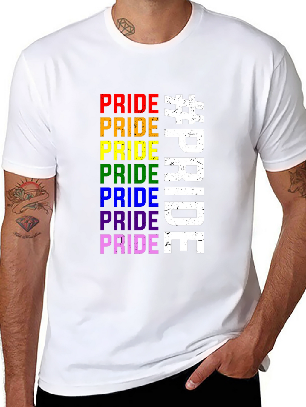 Pride Rainbow Graphic T-Shirt