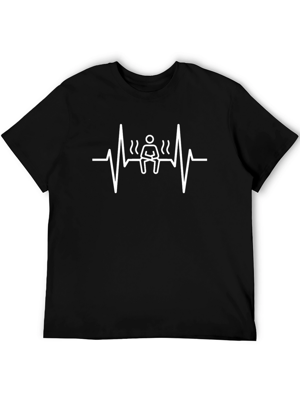 Sauna Heartbeat Graphic Tee - Relax & Recharge