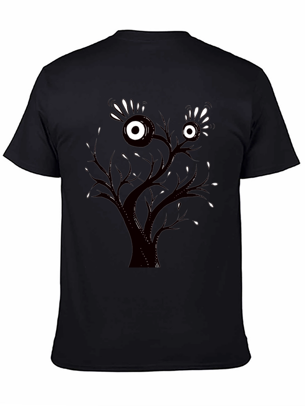 Eye Tree Graphic Tee - Mens Black T-Shirt