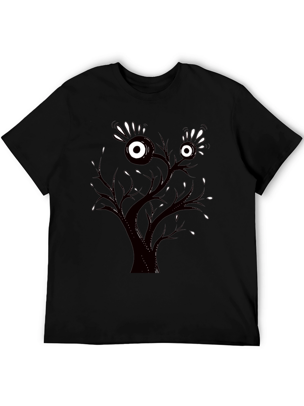 Eye Tree Graphic Tee - Mens Black T-Shirt