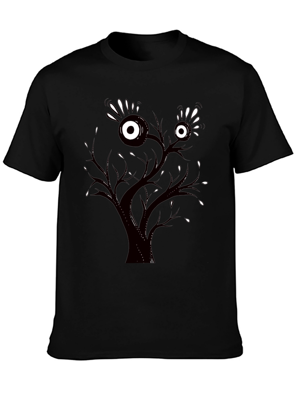 Eye Tree Graphic Tee - Mens Black T-Shirt