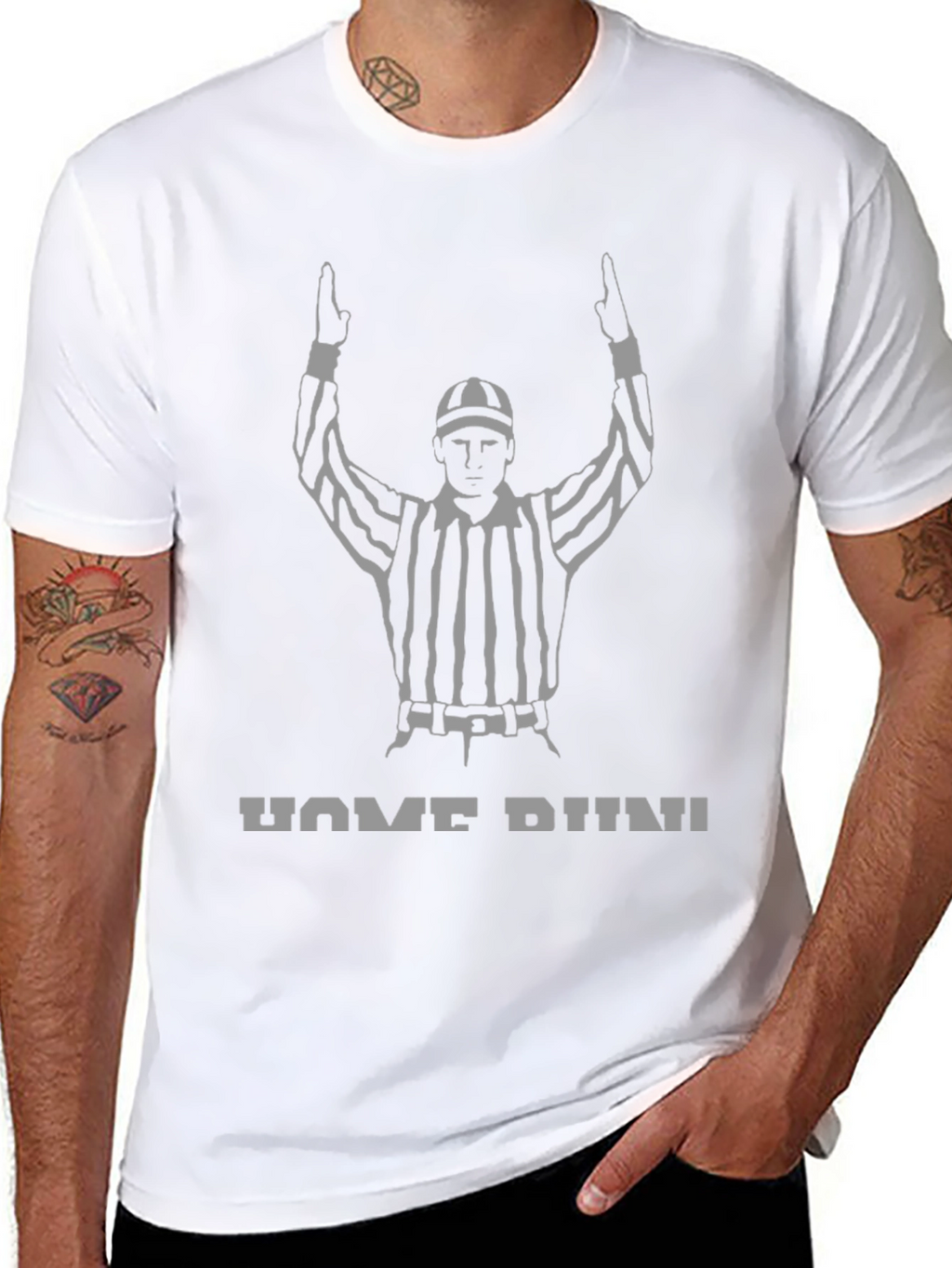 Home Run Umpire T-Shirt - Black