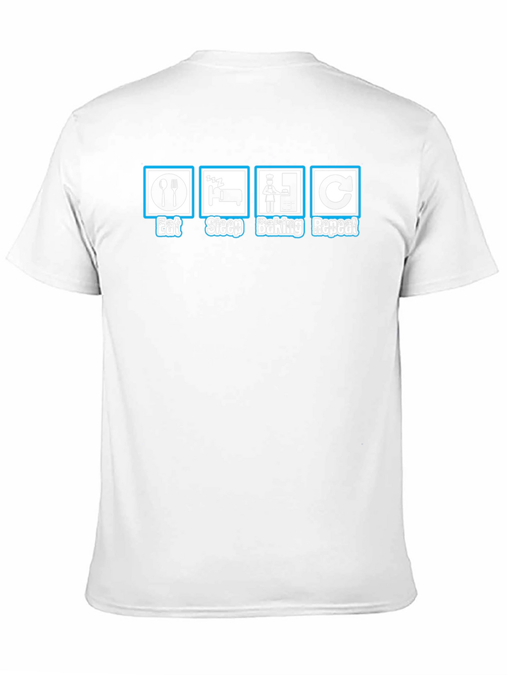 Eat Sleep Baking Repeat Graphic T-Shirt
