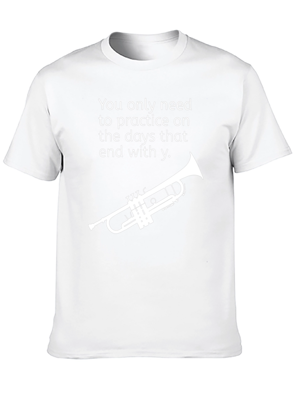 Practice Days Trumpet Graphic Tee - Black