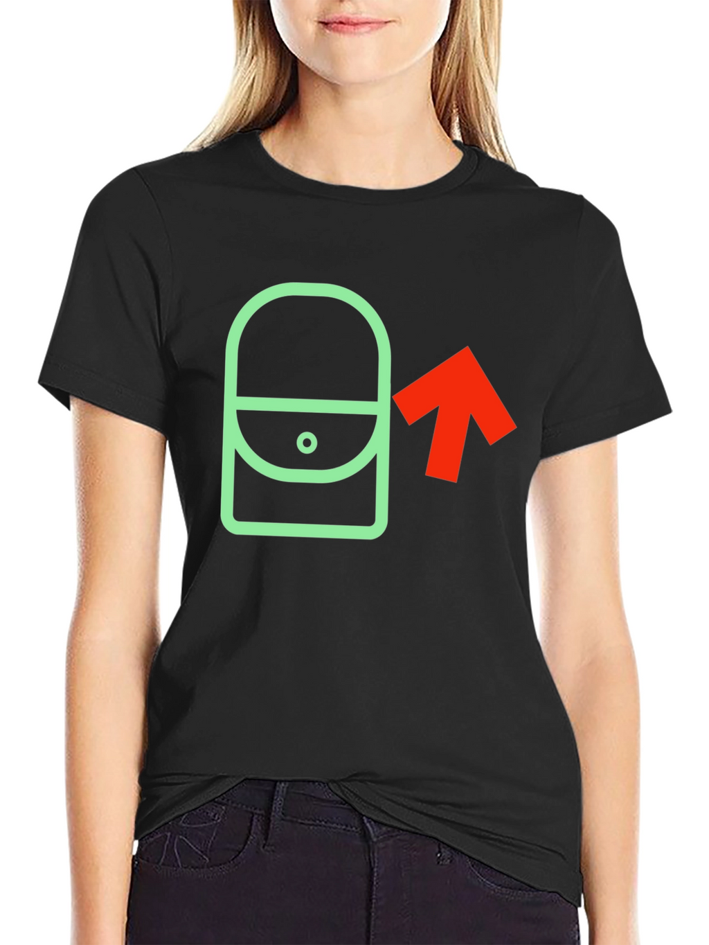 Graphic Tee - Purse & Arrow Design