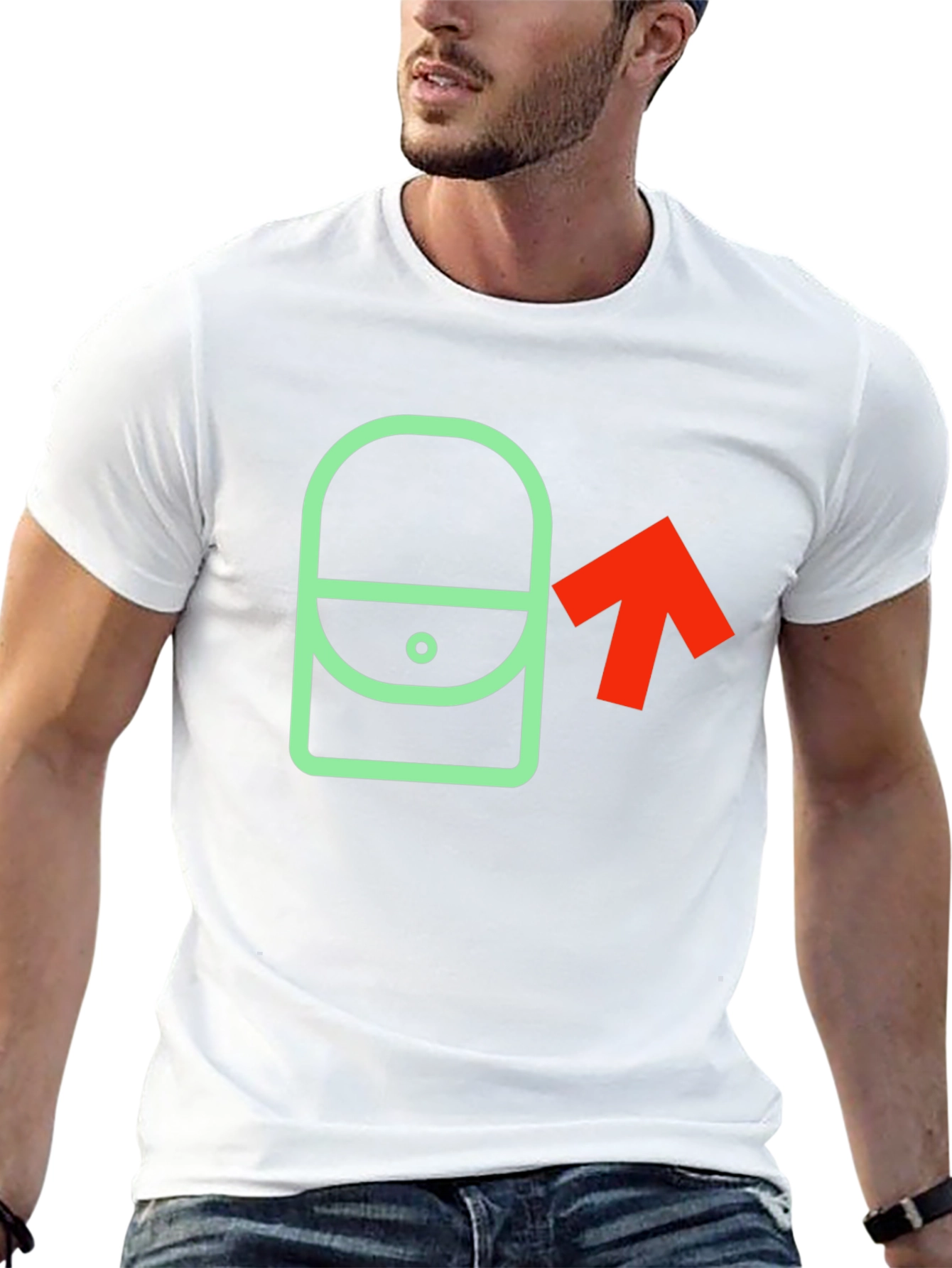 Graphic Tee - Purse & Arrow Design