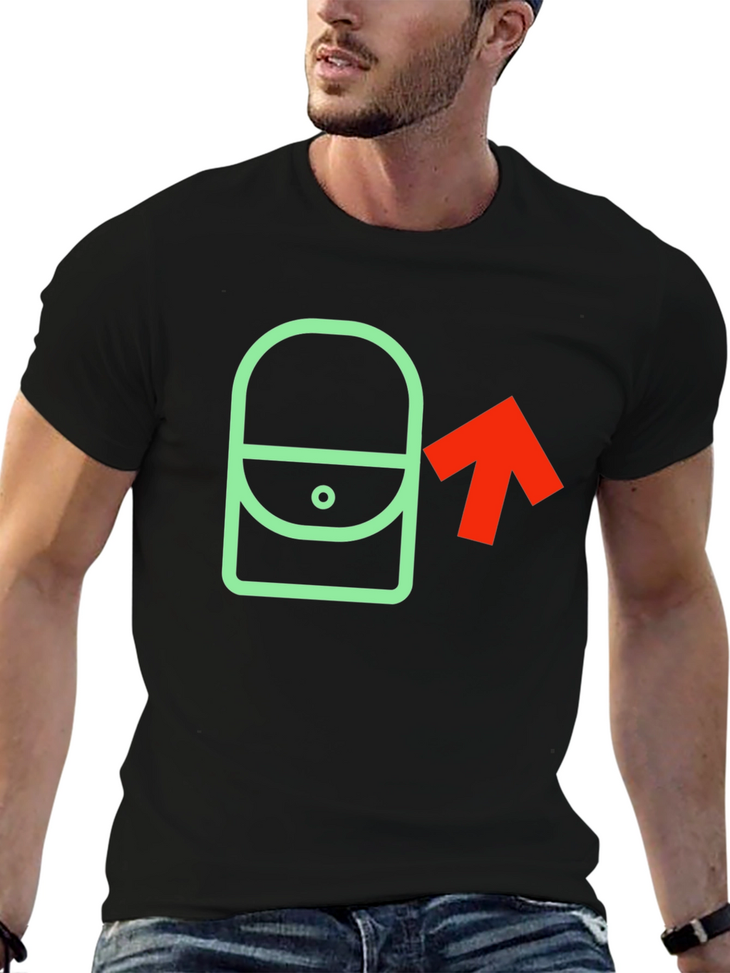 Graphic Tee - Purse & Arrow Design