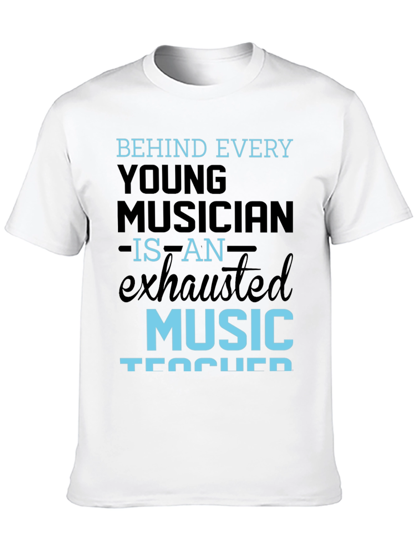 Exhausted Music Teacher T-Shirt