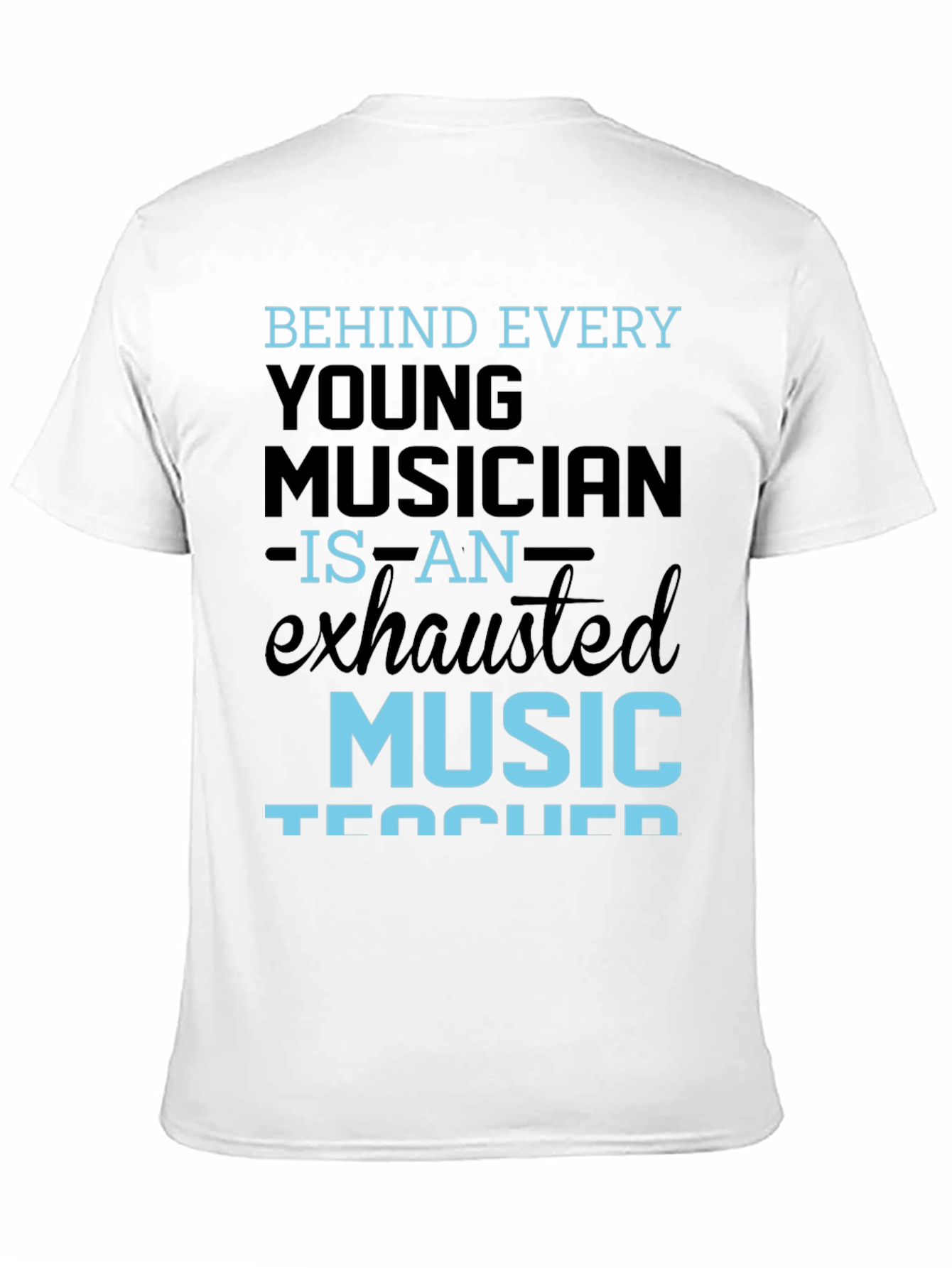 Exhausted Music Teacher T-Shirt
