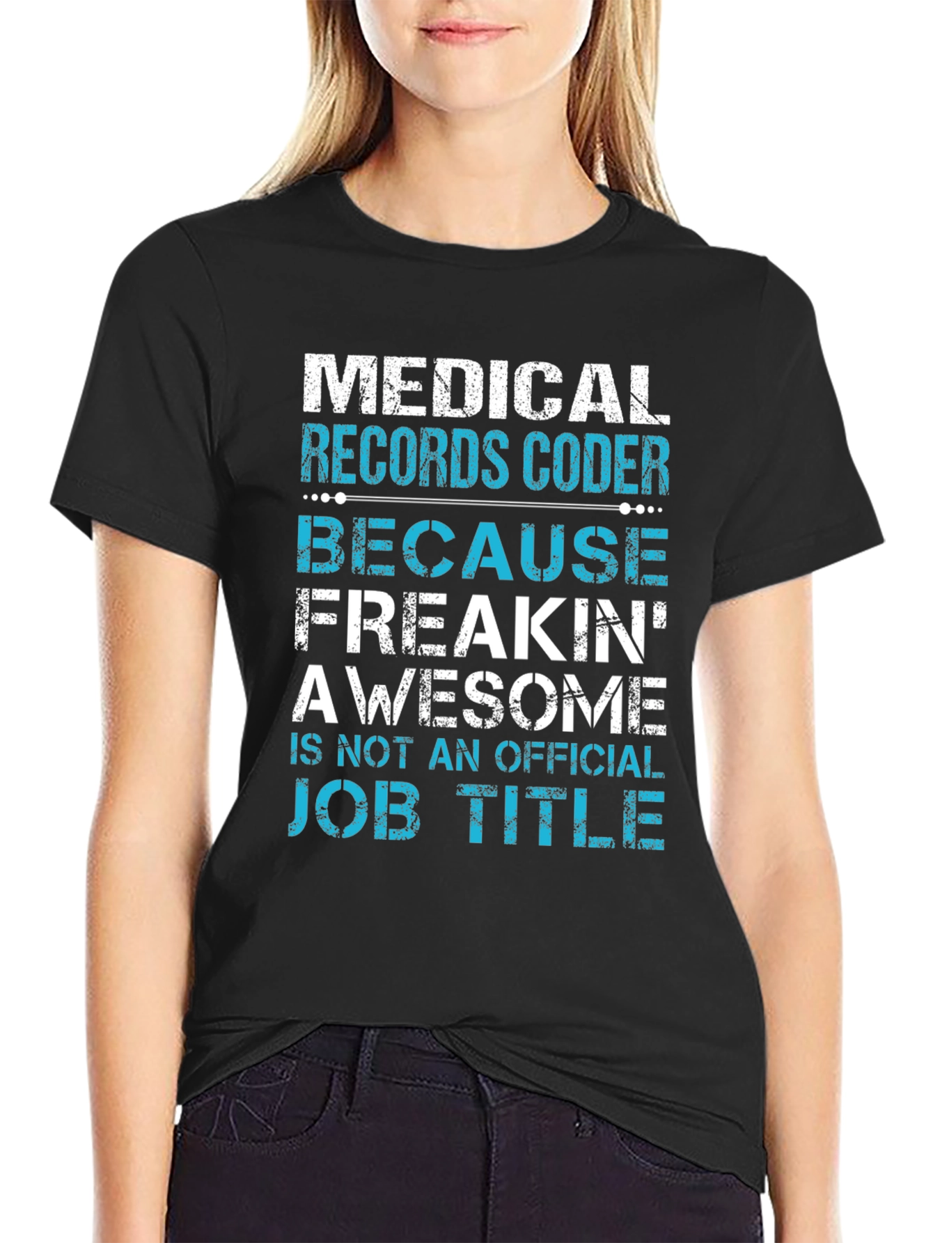 Medical Records Coder Funny Job Title T-Shirt