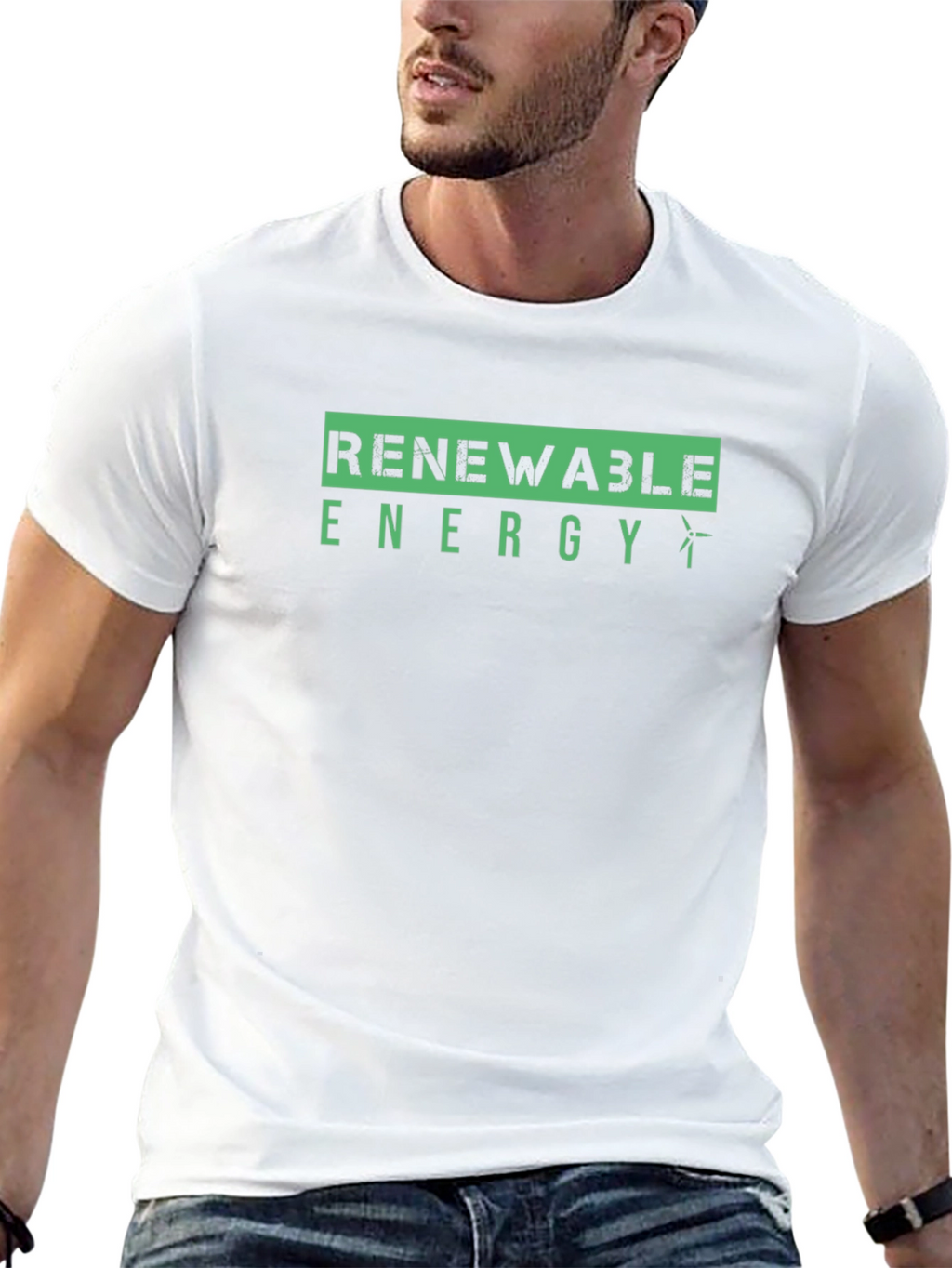 Renewable Energy T-Shirt - Eco Friendly Design