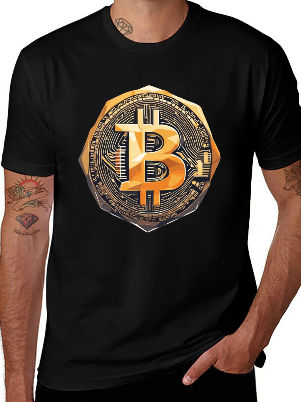 Bitcoin Graphic Tee - Crypto Currency Fashion
