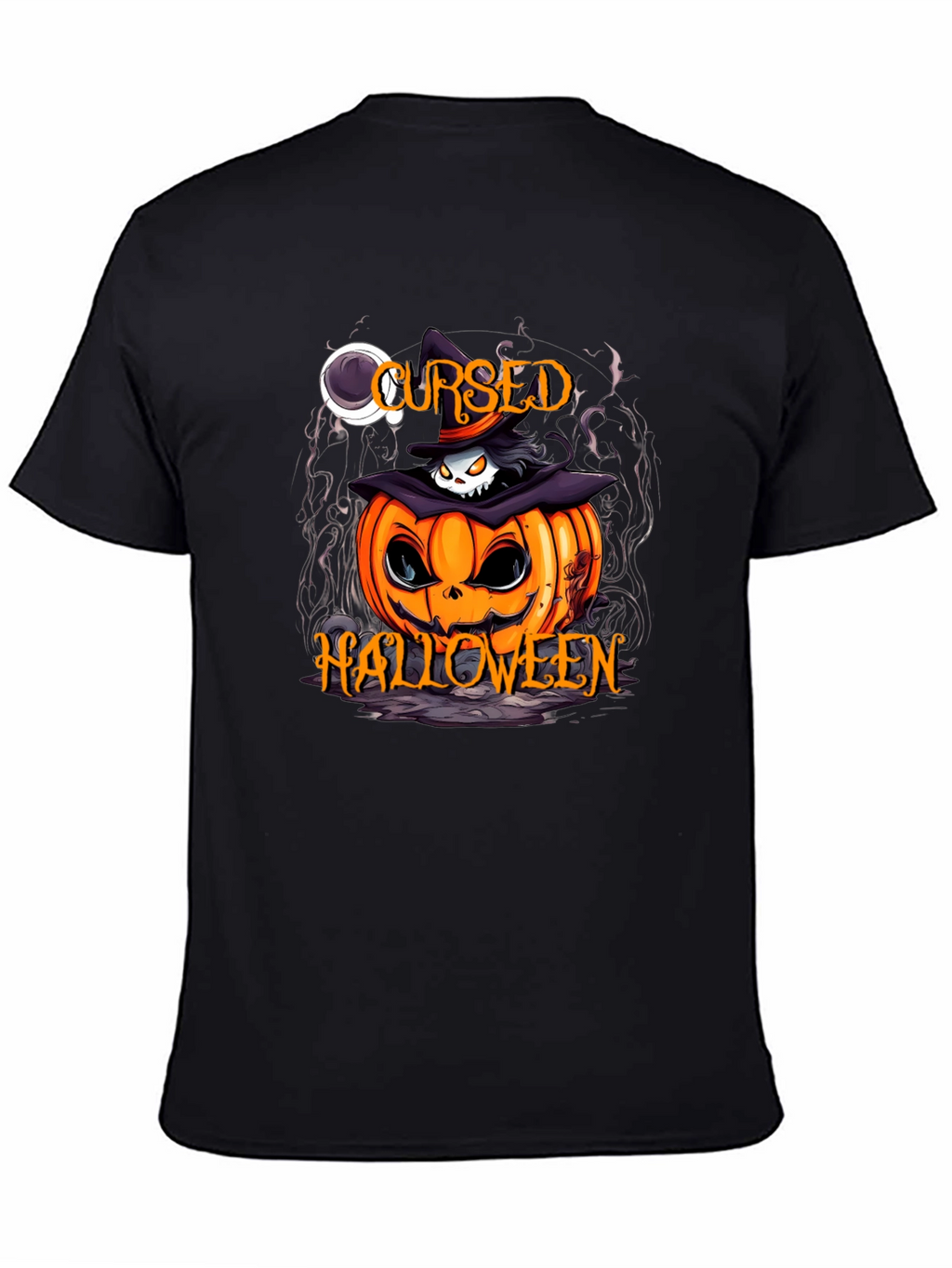 Cursed Halloween Pumpkin T-Shirt