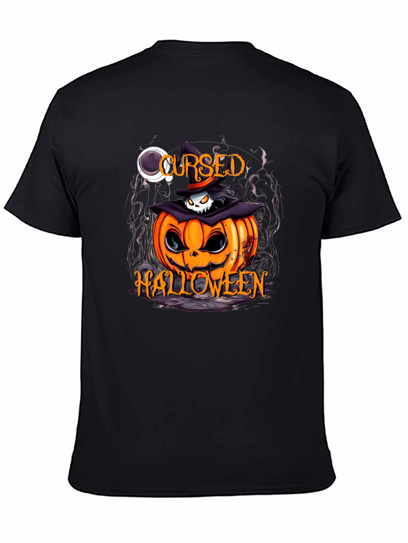 Cursed Halloween Pumpkin T-Shirt