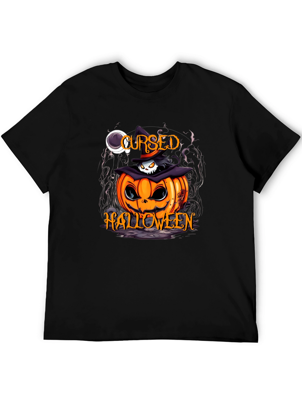 Cursed Halloween Pumpkin T-Shirt