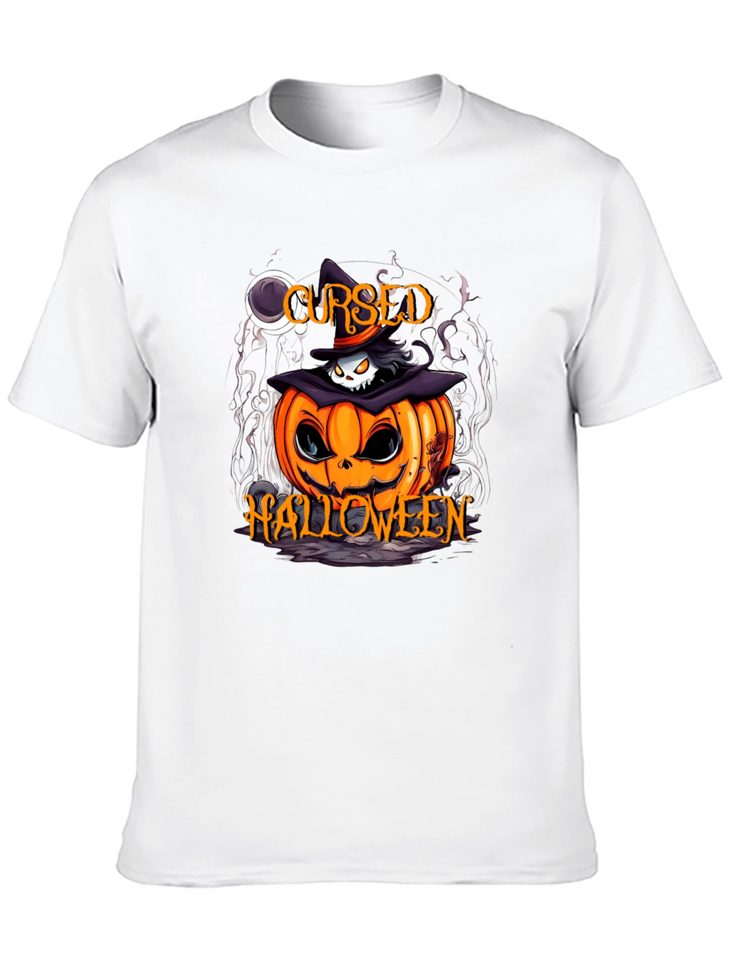 Cursed Halloween Pumpkin T-Shirt