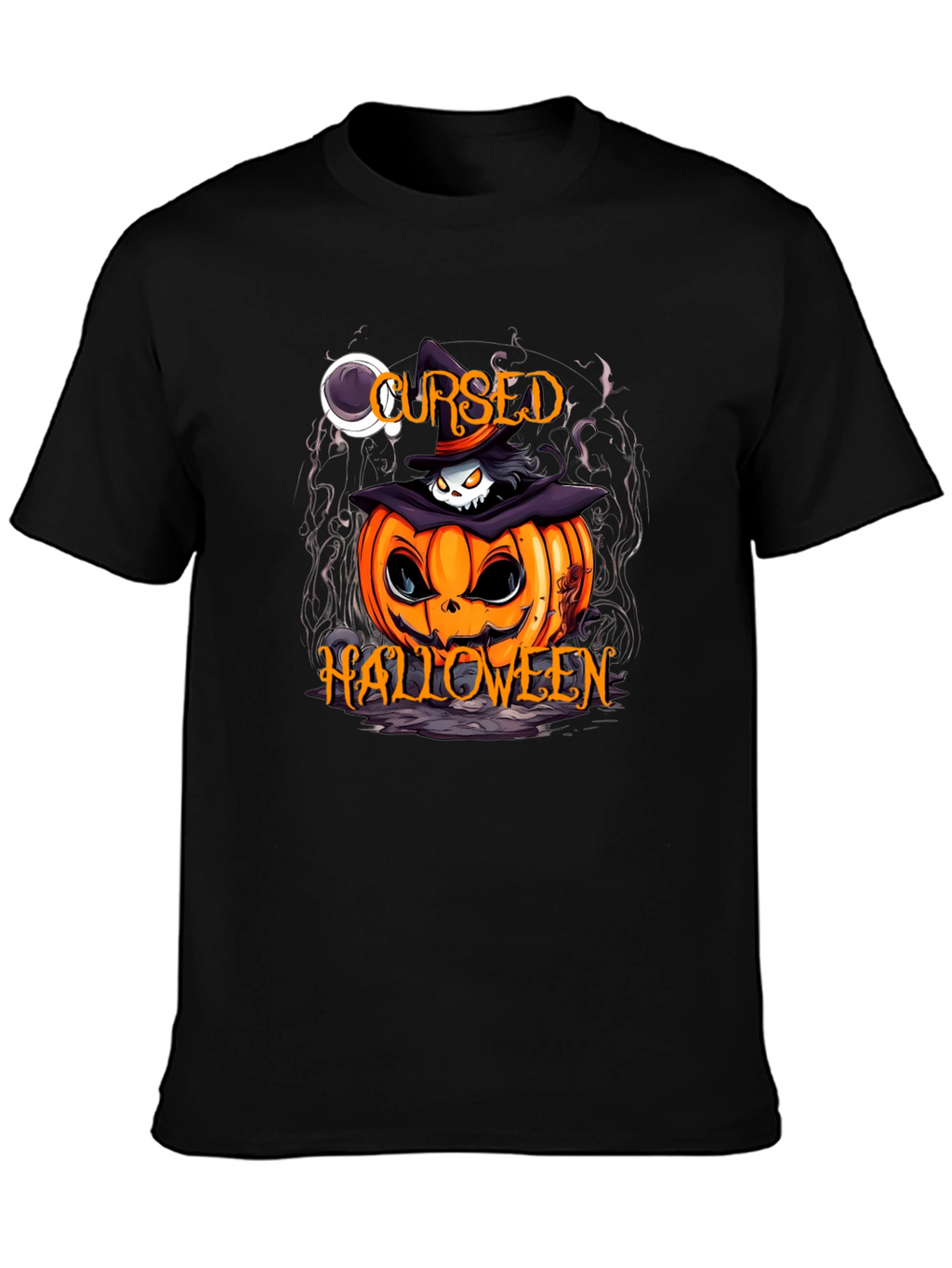 Cursed Halloween Pumpkin T-Shirt