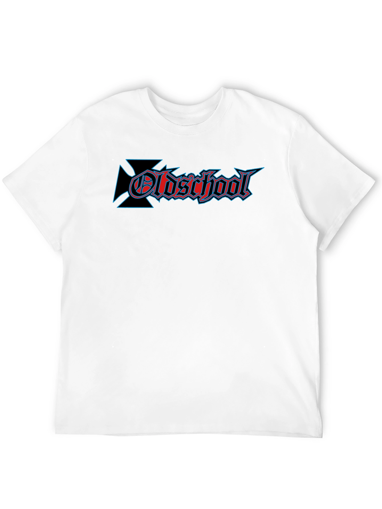 Oldschool Graphic Print Black T-Shirt