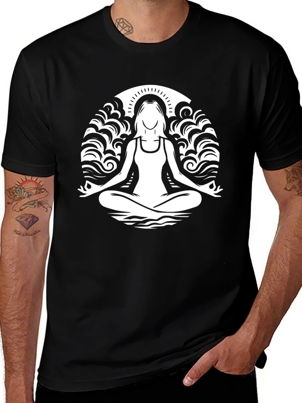 Meditative Circle Graphic Tee
