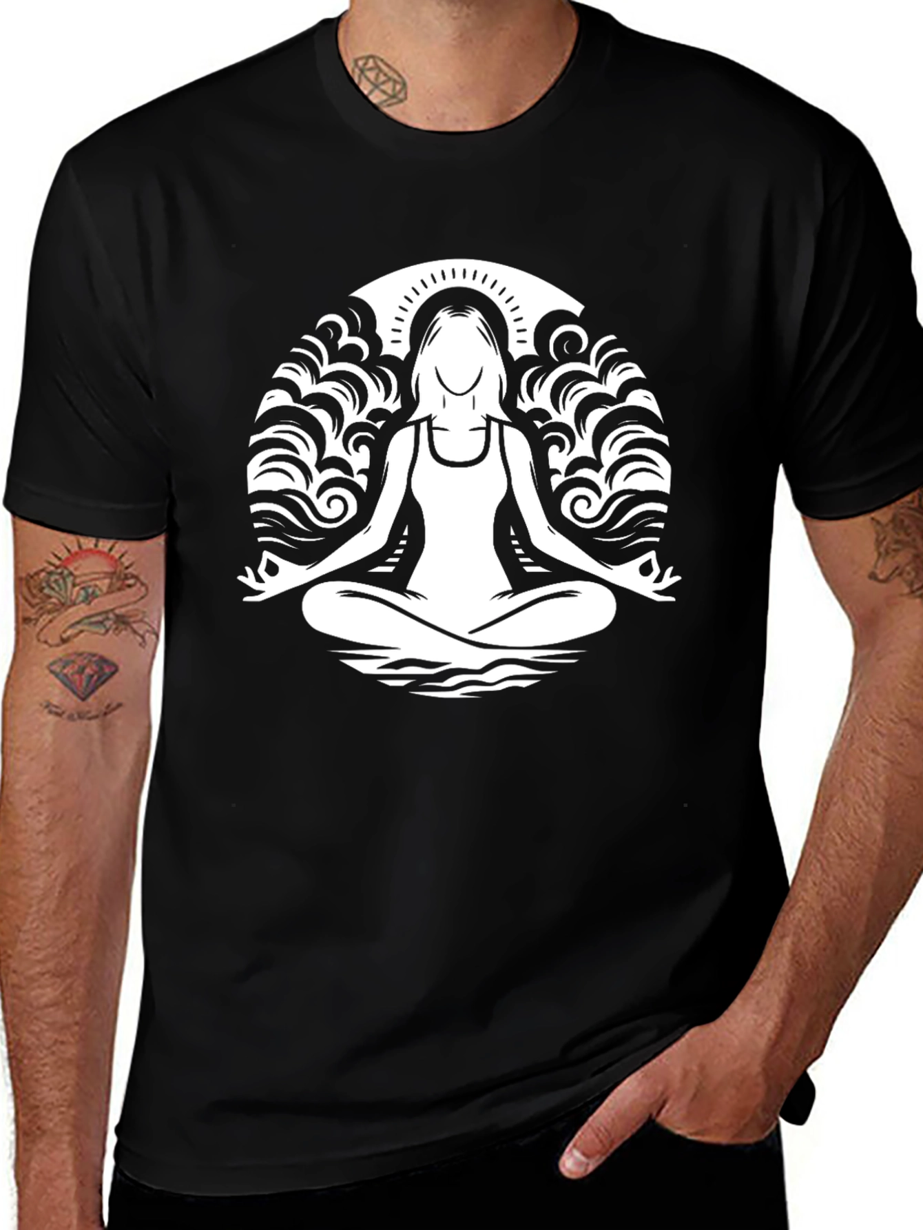 Meditative Circle Graphic Tee