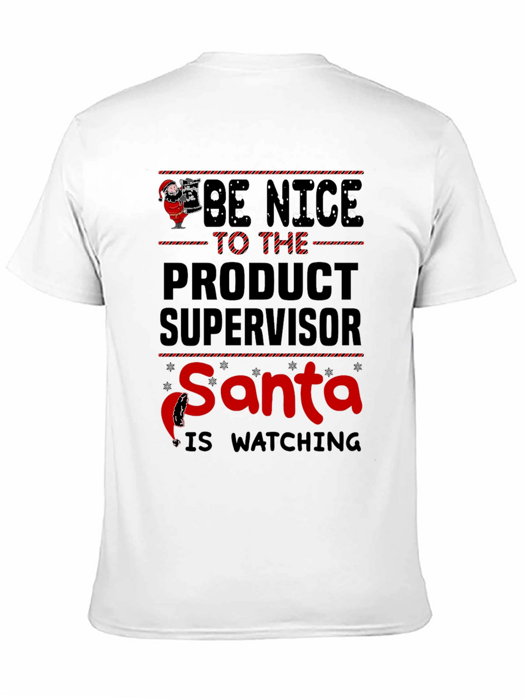 Product Supervisor Santa Christmas Graphic Tee