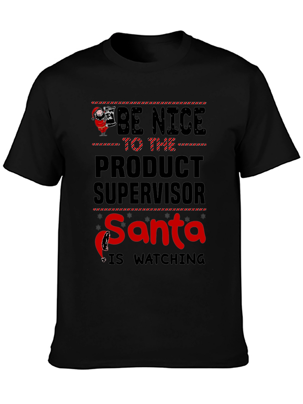 Product Supervisor Santa Christmas Graphic Tee