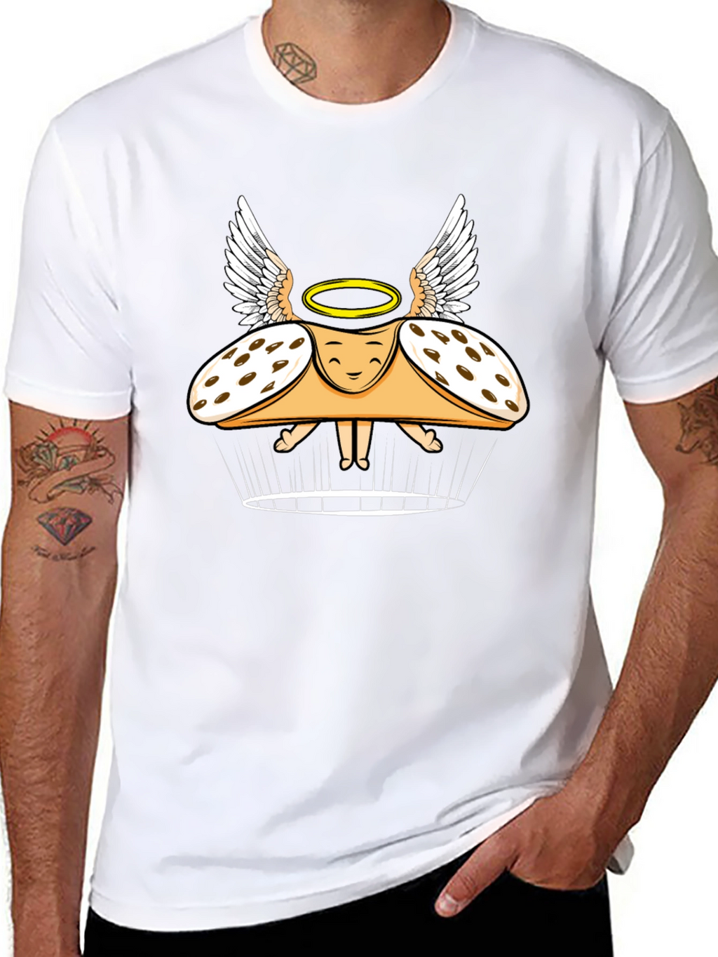 Cannoli Angel Graphic Tee - Sweet & Heavenly!