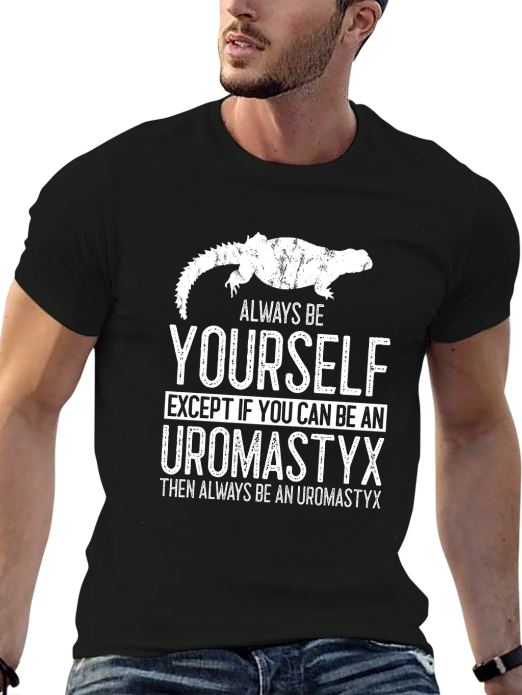 Uromastyx Lizard Graphic T-Shirt - Always Be Yourself