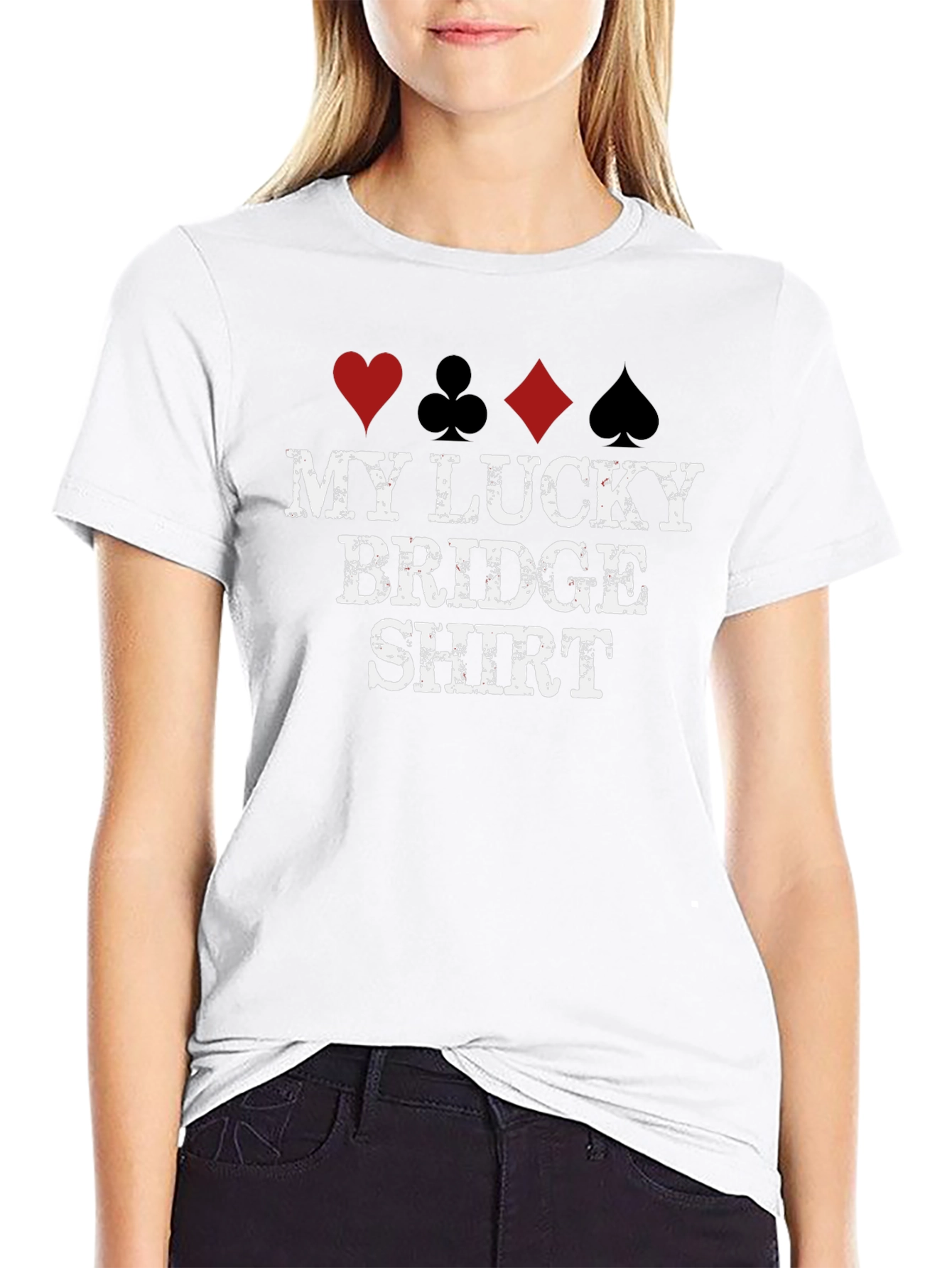 Lucky Bridge Card Game T-Shirt