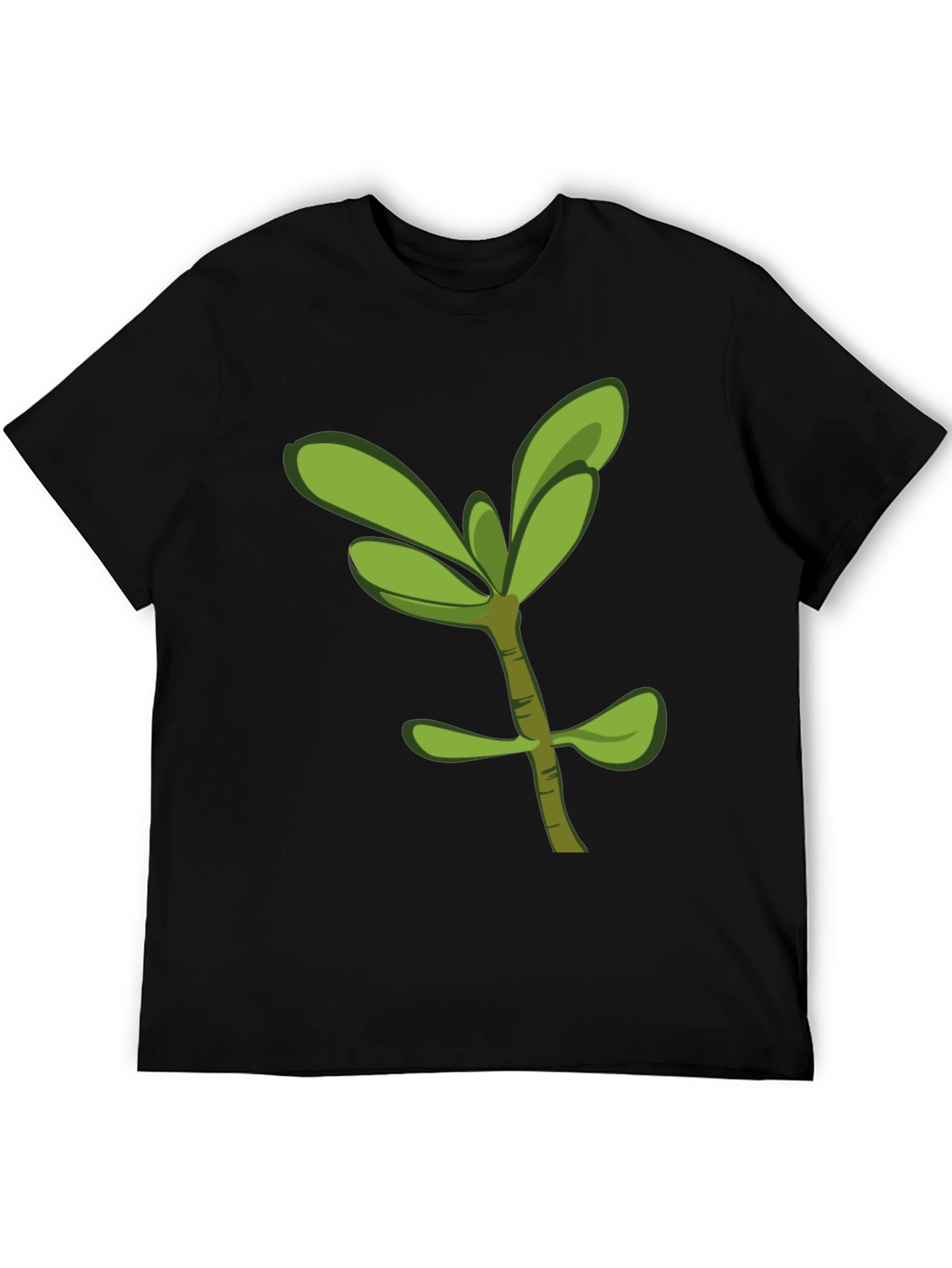 Green Sprout Graphic T-Shirt - Casual Style