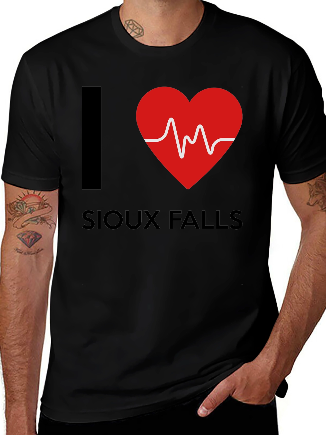 I Heart Sioux Falls Graphic Tee