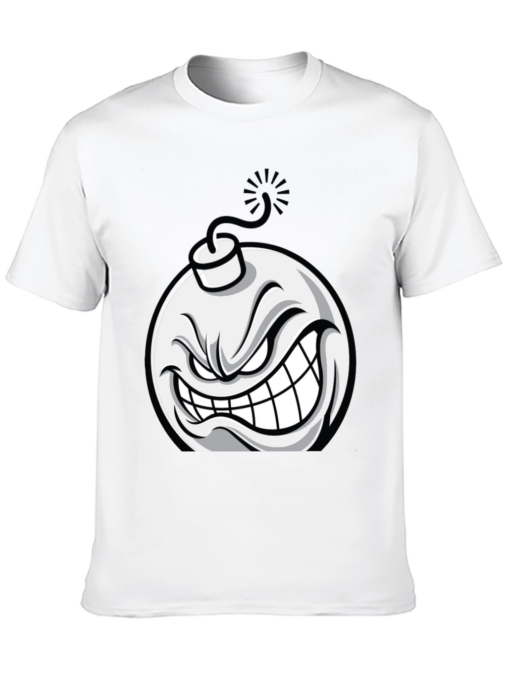 Angry Bomb Graphic T-Shirt
