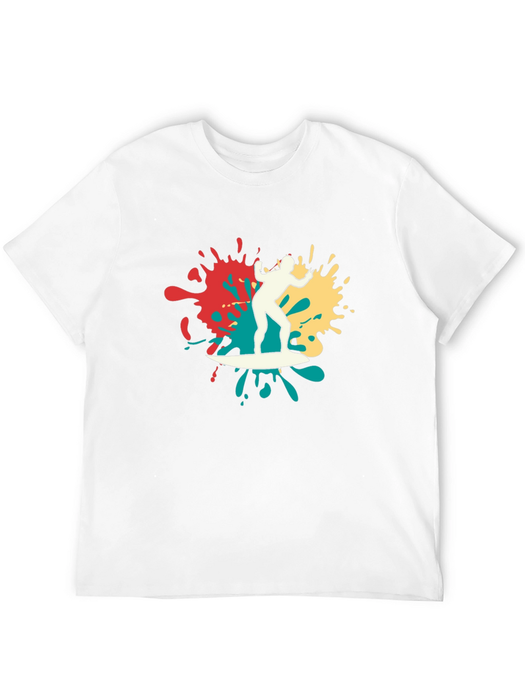 Surfer Graphic Tee - Mens Black T-Shirt