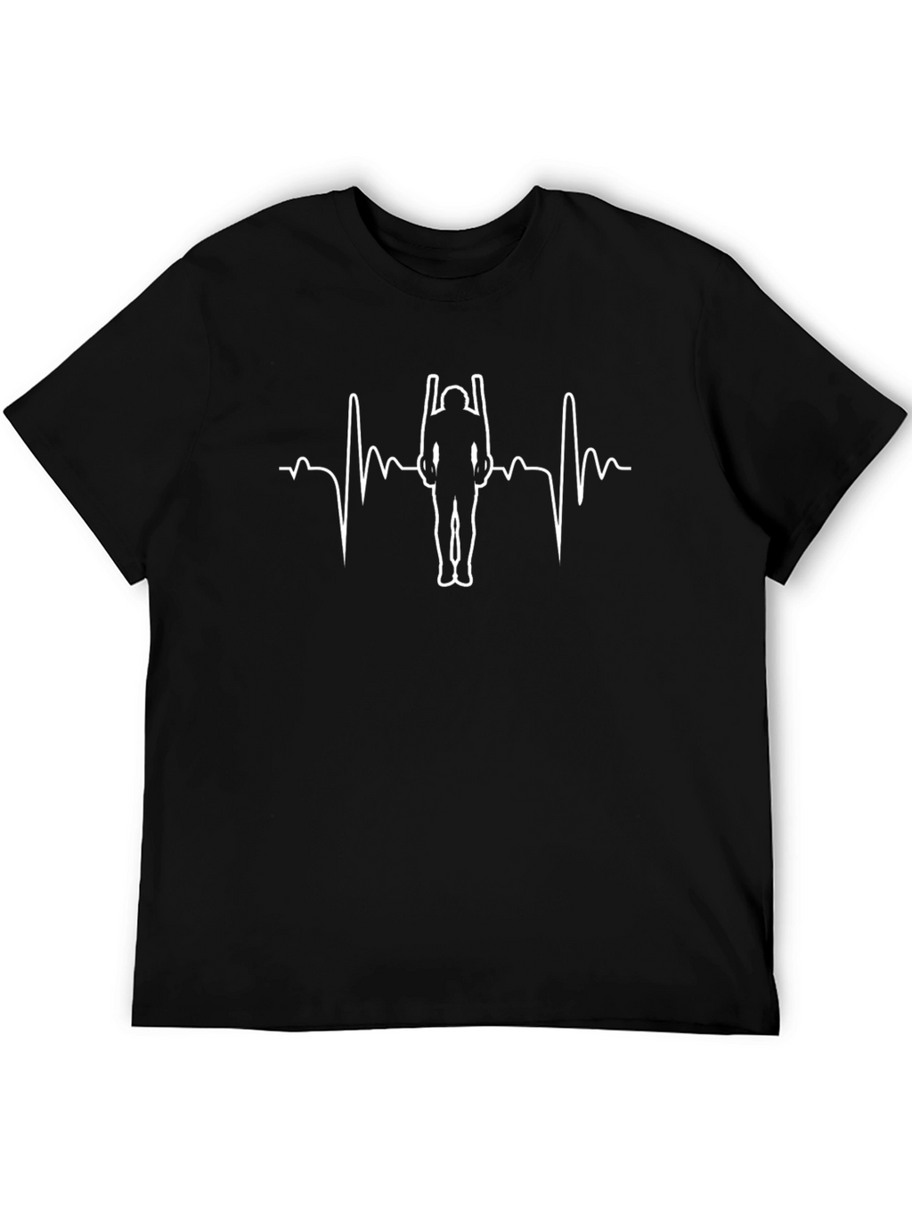 Skydiver Heartbeat Graphic T-Shirt