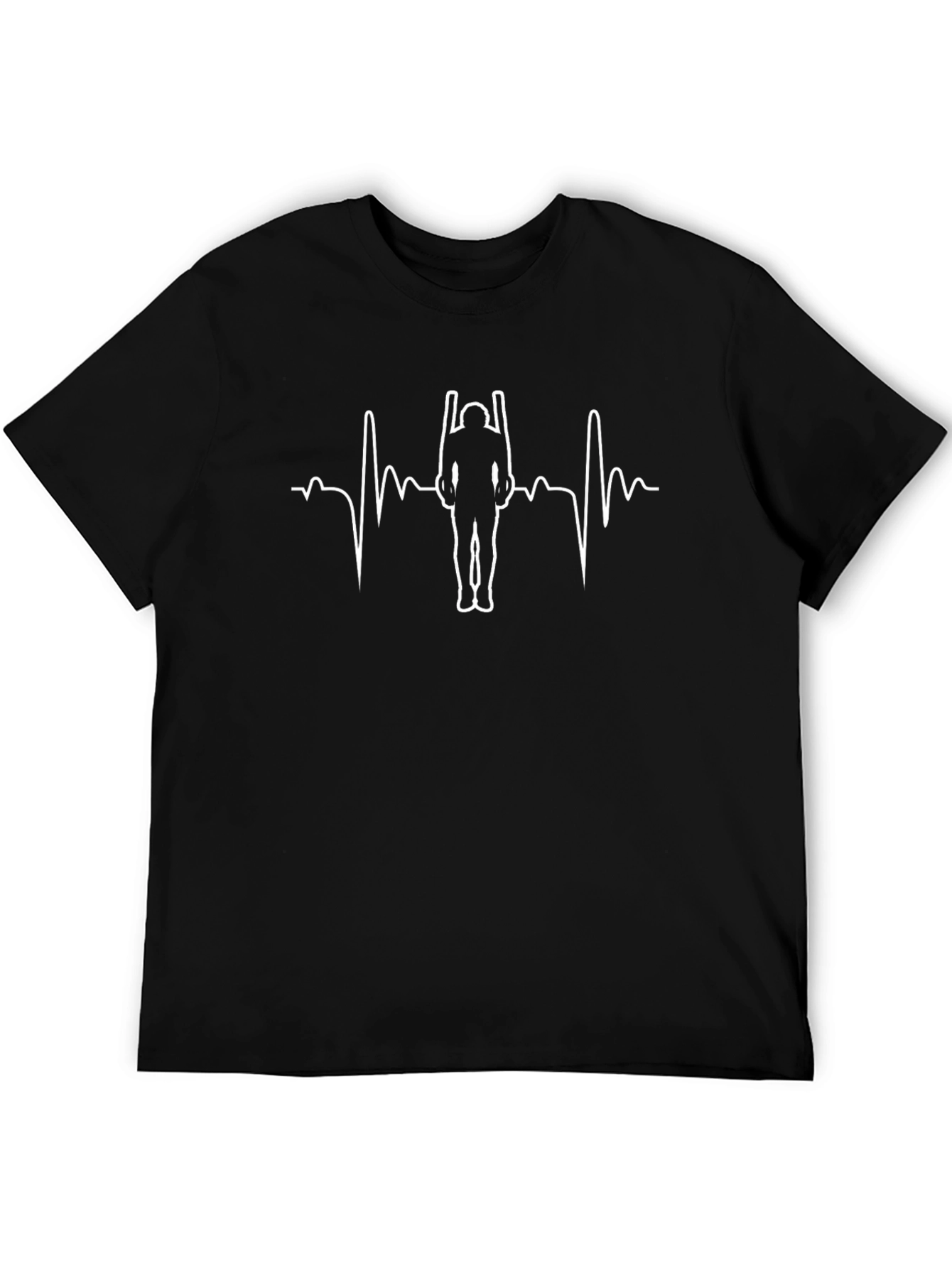 Skydiver Heartbeat Graphic T-Shirt