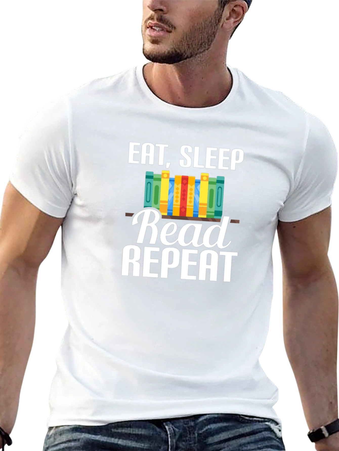 Eat Sleep Read Repeat T-Shirt