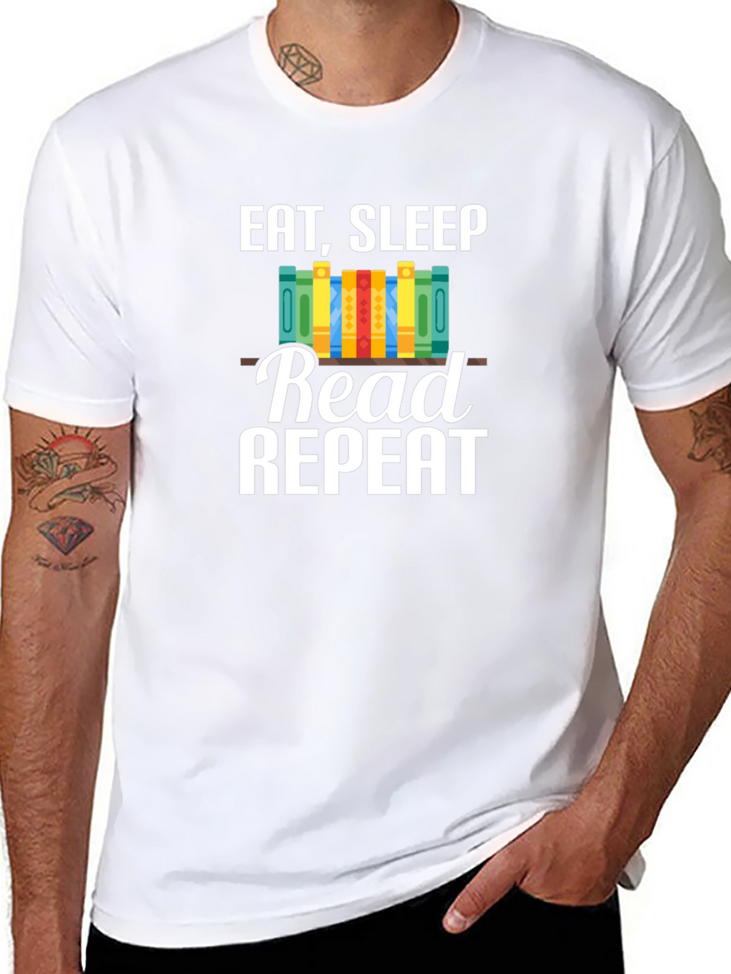 Eat Sleep Read Repeat T-Shirt