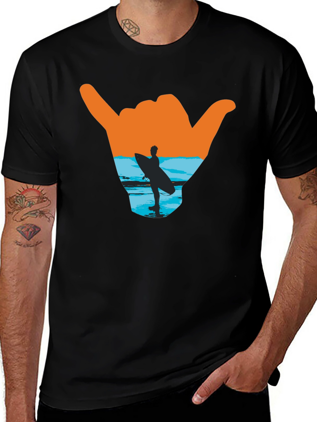 Surf Shaka Graphic Tee - Beach Ready