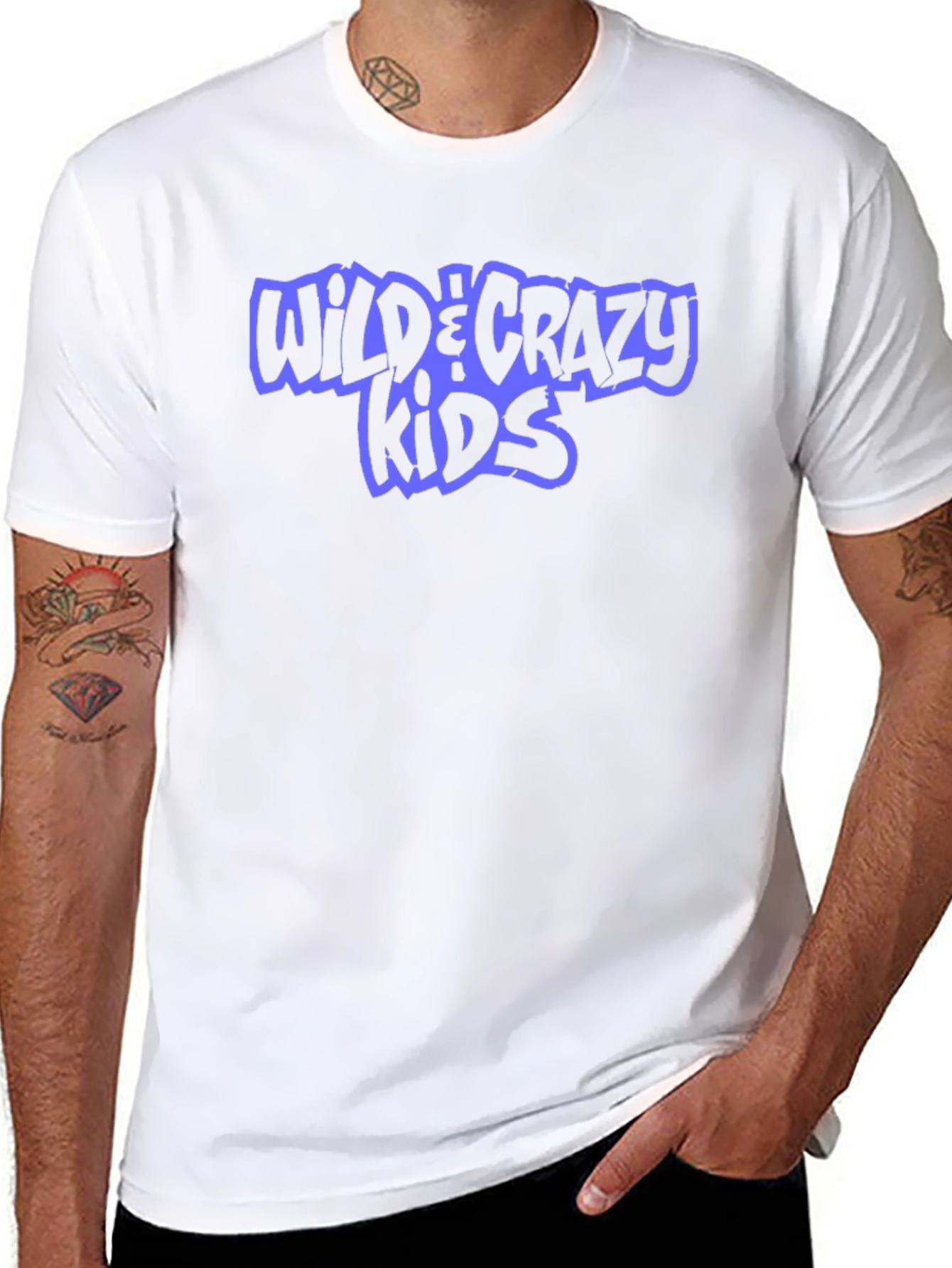 Wild & Crazy Kids Black T-Shirt