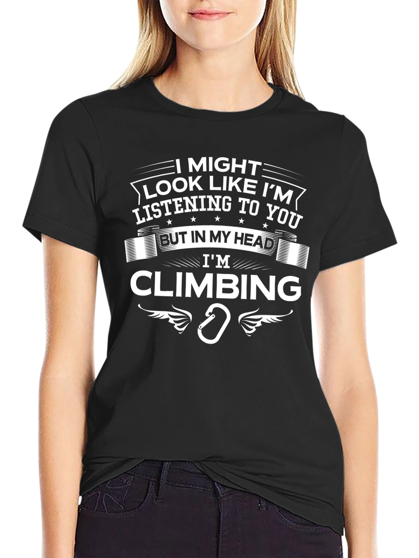 Im Climbing T-Shirt - Funny Rock Climbing Tee
