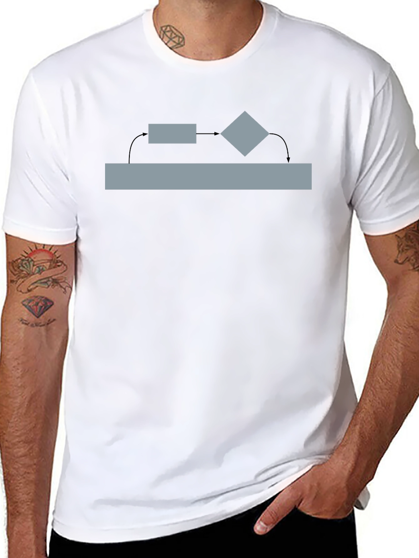 Flowchart T-Shirt - Programmer Tee