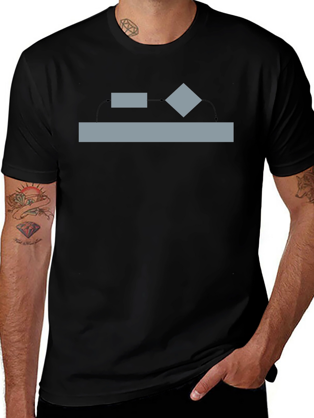 Flowchart T-Shirt - Programmer Tee