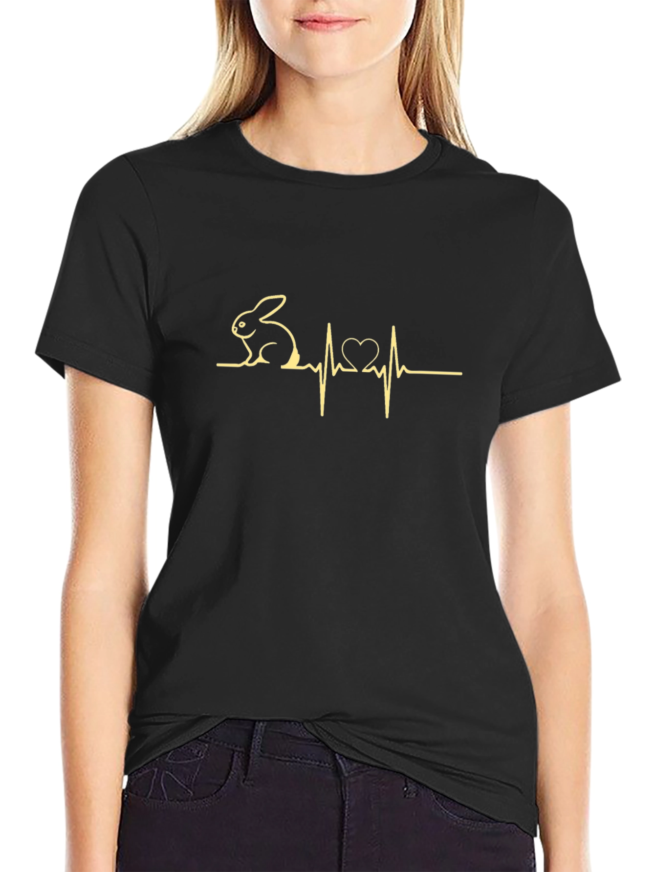Bunny Heartbeat T-Shirt - Unisex