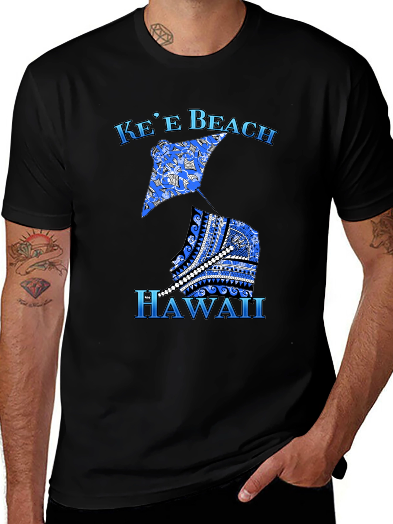 Kee Beach Hawaii Graphic Tee
