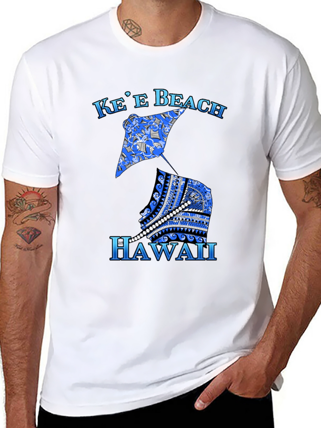Kee Beach Hawaii Graphic Tee