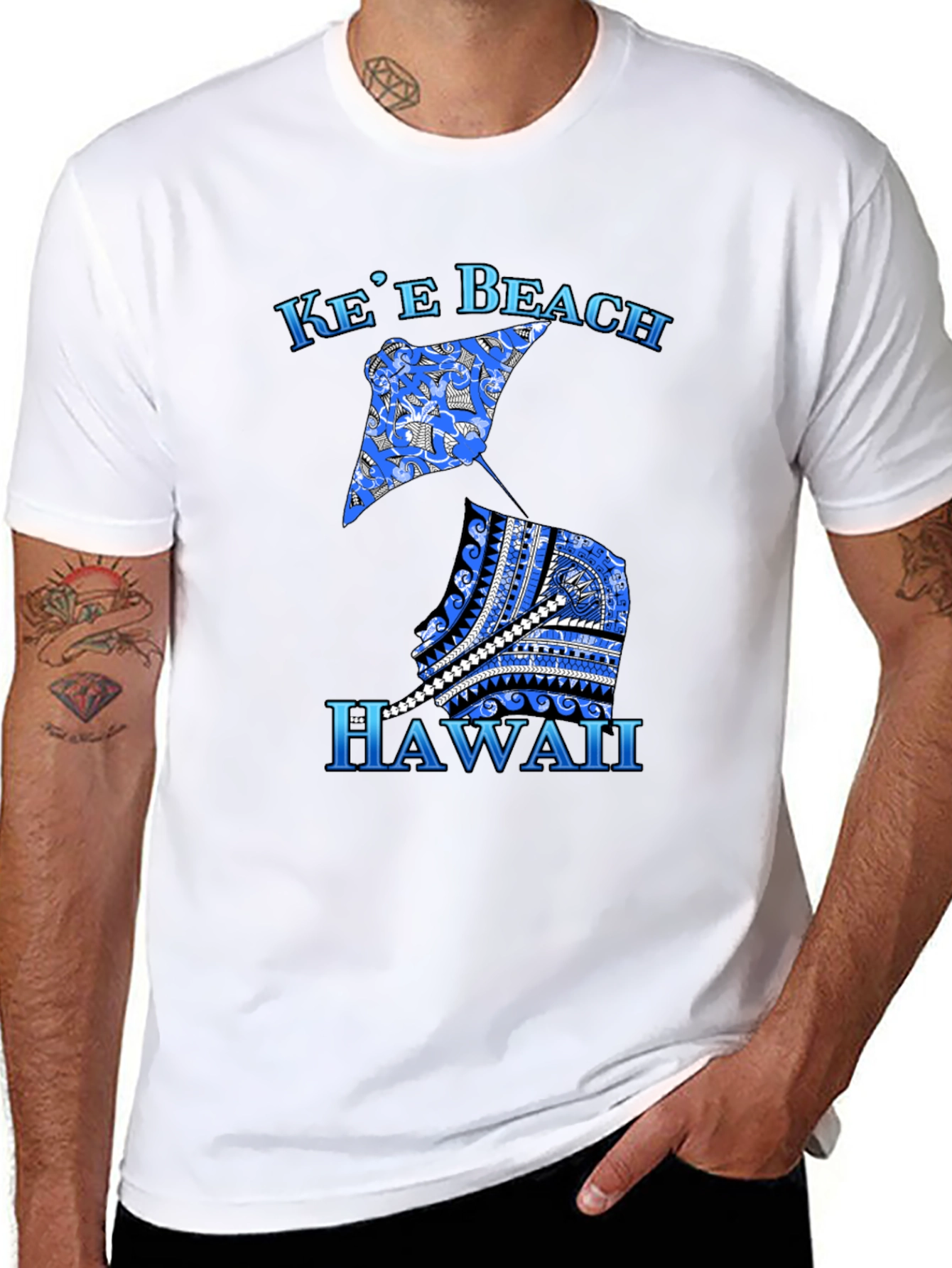 Kee Beach Hawaii Graphic Tee