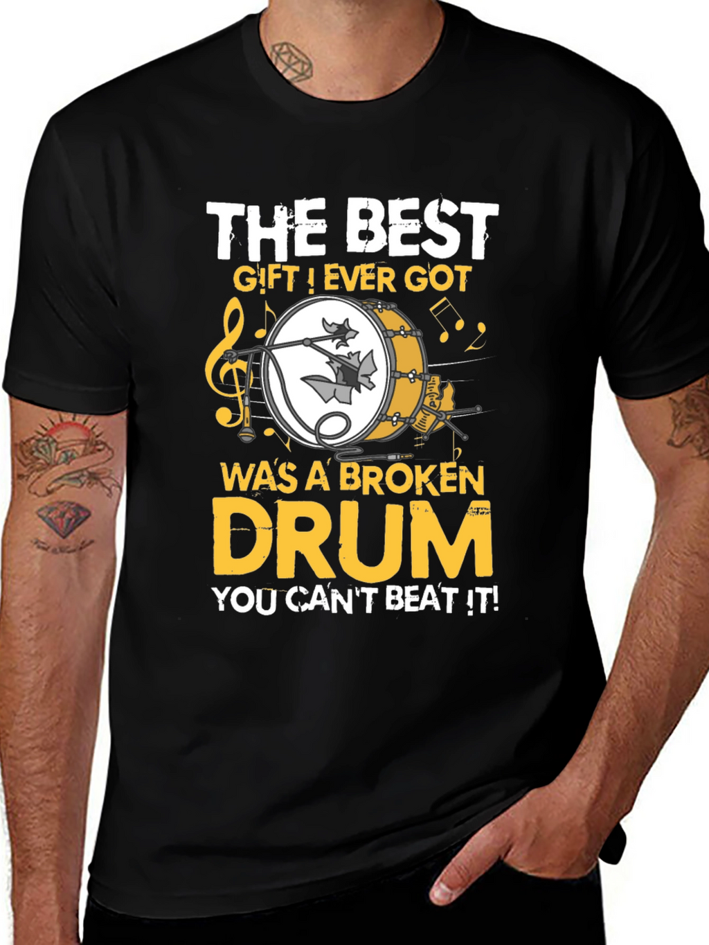 The Best Gift Broken Drum T-Shirt