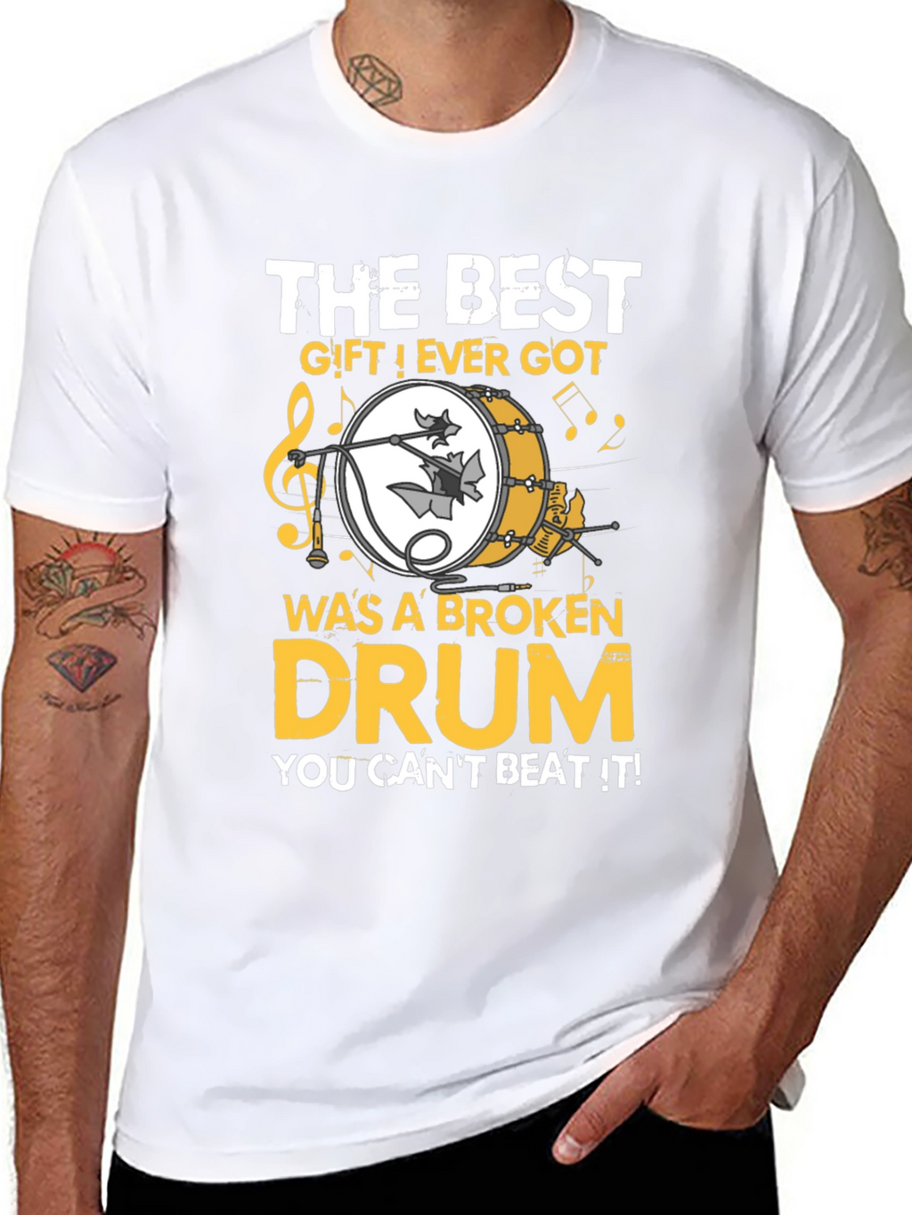The Best Gift Broken Drum T-Shirt