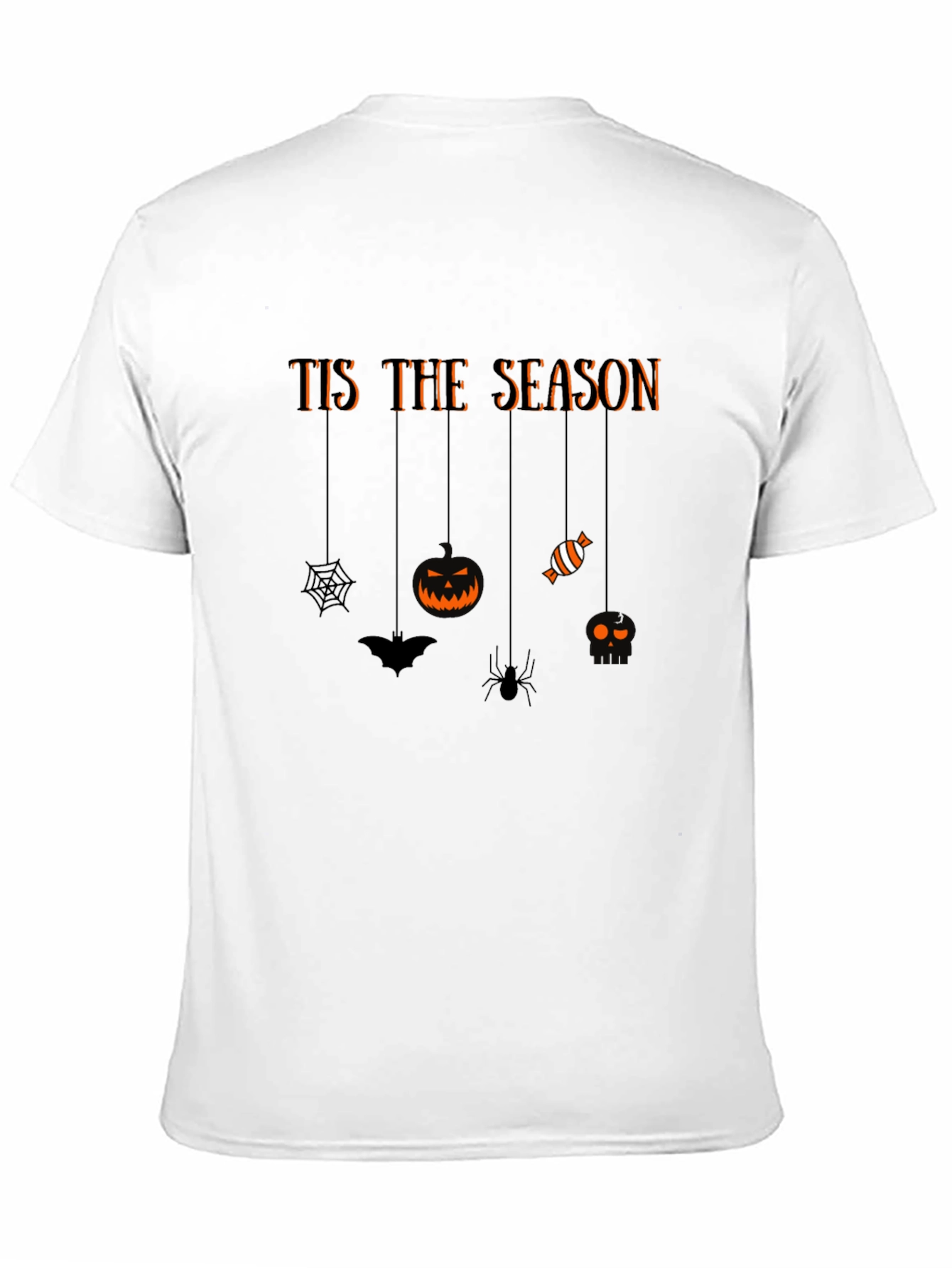 Tis the Season Halloween Black Graphic Tee